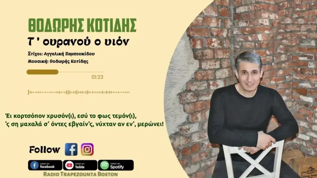 ΚΟΤΙΔΗΣ ΘΟΔΩΡΗΣ - Τ' ΟΥΡΑΝΟΥ Ο ΓΙΟΝ
