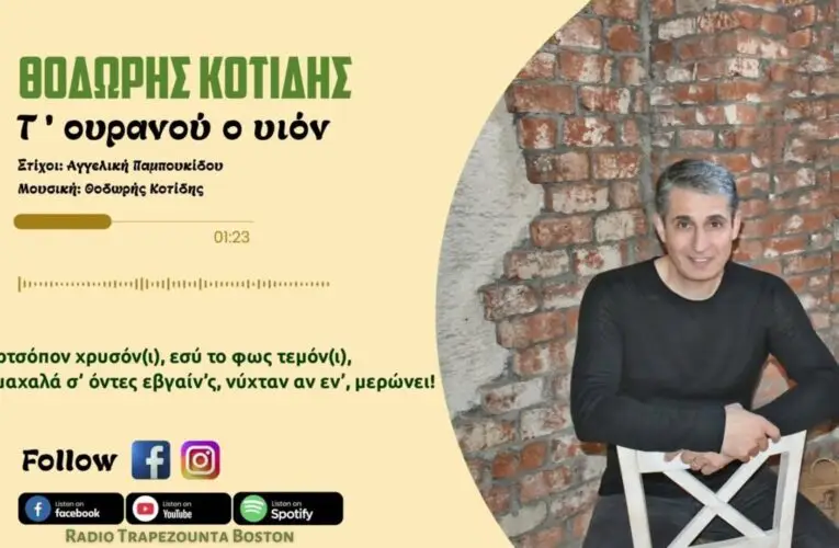 ΒΙΝΤΕΟ ΤΗΣ ΗΜΕΡΑΣ 29 Νοεμβρίου 2022: Τ’ ουρανού ο γιον – Θοδωρής Κοτίδης