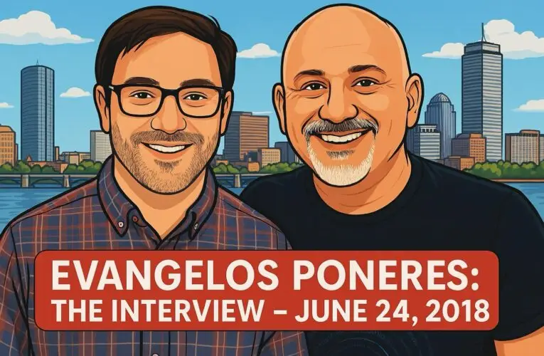 Evangelos Poneres: The Interview – June 24 2018 || Ευάγγελος Πονήρης